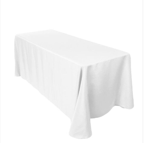 Manteles Rectangulares Blancos de Lujo para Bodas y Conferencias, 120*60cm, para Cubrir Mesas en Eventos - Product Image 2