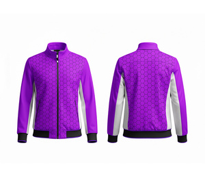 Ropa Deportiva, Chaqueta con Cierre de Sublimación Completa, Ropa para Correr y Hacer Ejercicio, Cálida, Transpirable y de Secado Rápido |   Tallas Hombre Mujer Juvenil - Product Image 3