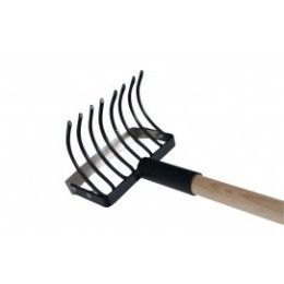 Linea Exports Inc. Nuevas y Atractivas Herramientas de Jardinería: Pala Pequeña Afilada con Mango de Madera de Nogal y Rastrillo - Product Image 6