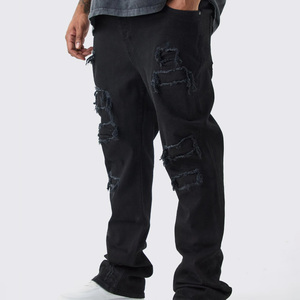 Wholesale ripped jeans acid wash jeans skinny jeans fashion jeans custom logo low moq usa supplier - Product Image 5