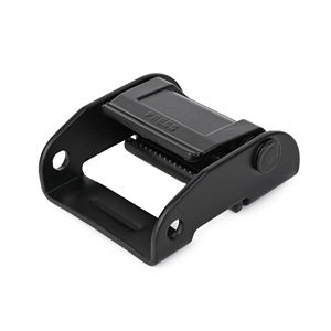 Boucle à came robuste de 50 mm, 1200 kg (2646 lb), en acier doux et alliage de zinc, revêtement noir, pour sangle de fixation - Product Image 5