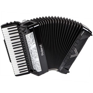 NOUVEAU Accordéon numérique chromatique en bois FR-8X 120 basses 61 touches noir prêt à être expédié - Product Image 2