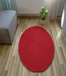 Tapis fait main 100% coton, écologique, doux, tissage plat, revêtement de sol pour la maison, l'hôtel, le bureau, décoration intérieure - Product Image 4