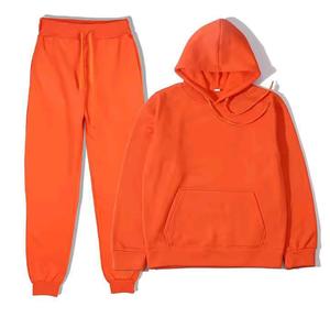 Sudadera con Capucha de Algodón Puro de Alta Calidad con Diseño Bordado para Otoño e Invierno, Traje Deportivo Informal para Hombre - Product Image 1