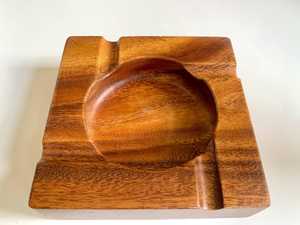 Cenicero Cuadrado de Madera sin Humo con 4 Ranuras, Portátil y Clásico para Hogar, Hotel y Auto - Regalo - Product Image 4
