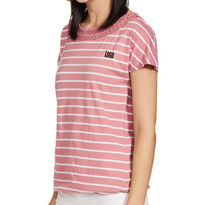 Camisa de Mujer con Diseño a Rayas para Verano, con Logotipo Personalizado y Ajuste Cómodo para Compradores al por Mayor, Diseño de Alta Calidad a Precio de Fábrica - Product Image 6