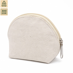Pochette de maquillage en toile de coton 300 GSM, trousse de maquillage de voyage 25x17x8 cm, logo personnalisé, vente en gros, OEM, marque privée, modèle SS488 - Product Image 2