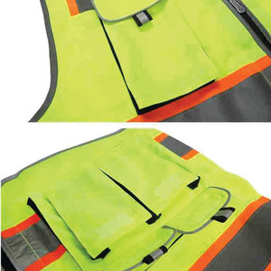 Chaleco de Seguridad Reflectante Impermeable de Alta Calidad, Personalizable OEM, Chaleco de Trabajo de Seguridad con Logotipo Personalizado, Chaleco Reflectante - Product Image 4