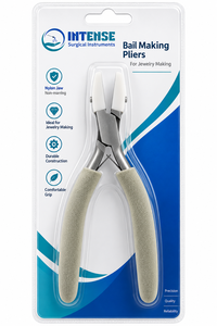 Professional Nylon Jaw <b>Flat</b> <b>Nose</b> <b>Pliers</b> Stainless Steel Jewelry Making Wire Bending Forming Tool - Product Image 6