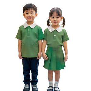 Uniforme Escolar Personalizado al por Mayor para Jardín de Infancia y Primaria, Estilo Internacional, Amarillo/Azul - Product Image 5