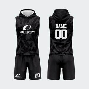 Camisetas de fútbol americano 7on7 personalizadas con logotipo, estilo con capucha, transpirables, uniformes de compresión 7v7, 100% poliéster - Product Image 3