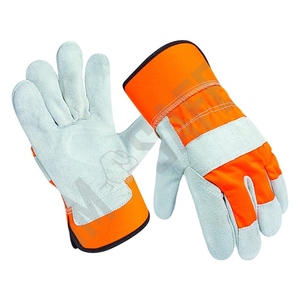 Gants de sécurité en cuir de vachette pleine fleur, résistants aux flammes, pour les travailleurs du bâtiment, gants de travail pour monteurs canadiens - Product Image 1