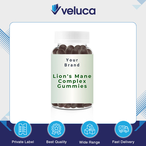 Gummies aux champignons Lion's Mane Complex saveur framboise, qualité export, fabriquées aux États-Unis, best-seller, soutien beauté, 60 unités - Product Image 3