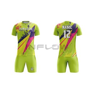 Ensemble de maillots de football unisexe, nouveau design, tenue de football pour adultes avec découpe automatisée, ensemble complet, maillots de football des clubs les plus demandés - Product Image 2