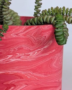 Vase de table en résine écologique - Vase de table en résine pour mariage, anniversaire et célébrations, décoration artisanale pour salon et chambre - Product Image 5