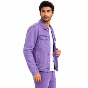 Chaqueta vaquera para hombre que ofrece un estilo robusto, comodidad diaria, tela duradera, corte clásico y fácil combinación de capas para uso casual en la calle y al aire libre. - Product Image 2