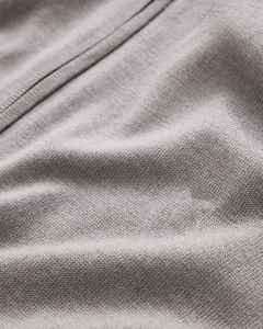 Sweat-shirt à capuche zippé gris pour homme, coupe classique, en coton tricoté, décontracté, pour l'automne, couleur unie, poche avant, manches longues - Product Image 5