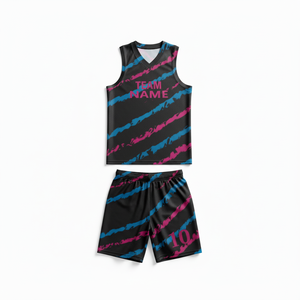 OEM Custom Sublimation Basketball Jersey College Team Basketball Uniform Design for Training Wear Custom Basketball Wear Kit - Product Image 1