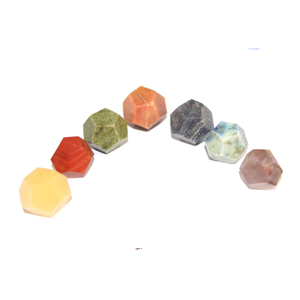 High Quality 7 Chakra Stone Dodecahedron Crystal Natural Reiki Healing Crystal Gemstone <b>Trophy</b> Crystal Gemstone Wholesaler - Product Image 1