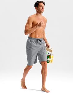 Premium Custom <b>Mens</b> Board Shorts Quick Dry Breathable Swim <b>Trunks</b> with Elastic Drawstring Waist for Beach Surfing Swimming Sport - Product Image 3