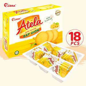HALAL ISO ATELA Corn Crispy Crackers 342G Salty Sweet Taste Sachet Box Packaging FMCG Product Vietnam Good Price - Product Image 6
