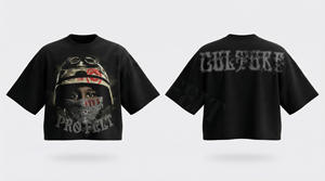 Camiseta de Hombre 2026, Popular, con Diseño de Logotipo de Marca Personalizado, Cómoda, Transpirable, Estilo Hip Hop Urbano, Hombros Caídos, Impresión Digital - Product Image 5