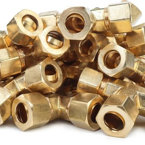 Raccords en T hydrauliques à double ferrule en laiton usiné CNC de qualité supérieure, lisses, 1/8" 1/4" 3/8" 1/2" 6mm 8mm 10mm 12mm - Product Image 6