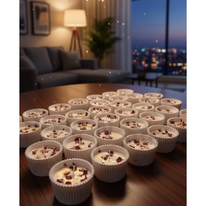 PDTL– 08 (Blanc) – Lot de 50 bougies chauffe-plat parfumées pour Noël, Pâques, anniversaires, la Saint-Valentin et les célébrations de Diwali - Product Image 1