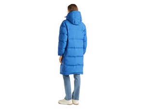 Chaqueta Acolchada Regular para Mujer, Cuello Alto, Manga Larga, Color Sólido, Abrigo de Invierno Transpirable con Relleno de Poliéster y Bolsillos de Parche - Product Image 3