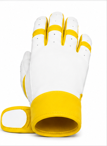 Custom Logo Baseball Batting Gloves Professional Leather Short Cuff Flexible Fit Padded Palm Training <b>Game</b> Gloves Adult Youth - Product Image 2