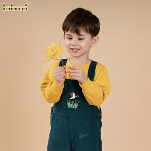 BC1422 – Overoles de Pana para Bebé, ODM/OEM, Otoño, Mangas Largas, Certificación OEKO-TEX, Estilo Casual - Product Image 1