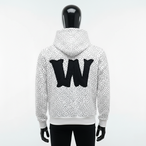 ผู้ผลิตเสื้อฮู้ดดี้โอเวอร์ไซส์ผ้าฝ้ายหนานุ่มแบบกำหนดเอง ประดับด้วยคริสตัล แต่งลายขาดๆ พร้อมงานปักคุณภาพสูง สไตล์สตรีทแวร์ - Product Image 2