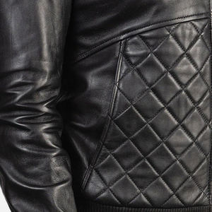 Chaquetas de Motocicleta de Cuero Genuino de Primera Calidad para Hombre, Diseño Clásico de Moda, Estilo Urbano, Impermeables y Resistentes al Viento - Product Image 5