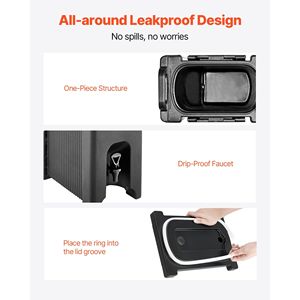 Distributore di bevande calde e fredde 5Gal/19L bevanda isolata pacchetto Server da 2 - Product Image 4