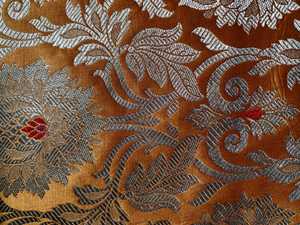 Brocado floral banarasi, brocado jacquard floral, brocado banarasi zari, kinkhwab - Product Image 2