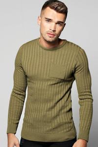 Suéter de Punto para Hombre, Cuello Redondo, Color Sólido, Corte Regular, Manga Larga Raglán, Secado Rápido, Estilo Casual de Invierno, 100% Algodón - Product Image 3