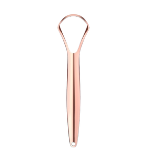 Nettoyeurs de langue, lot de 2, cureur de langue en acier inoxydable pour éliminer la mauvaise haleine, gratte-langue en métal avec étui - Product Image 1