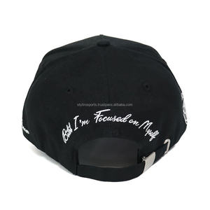 โลโก้ที่กําหนดเองหมวกผ้าฝ้ายขายส่งปรับ Snapback หมวกพ่อโทนสีเบสบอลหมวกกีฬาหมวกเย็บปักถักร้อยโลโก้แพทช์ - Product Image 3