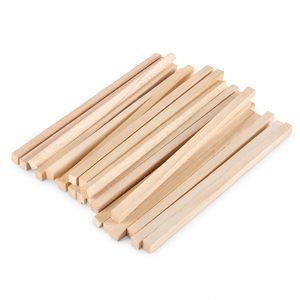 Natural <b>Wood</b> <b>Square</b> Dowels Rectangle Shape DIY Crafts Decorative Rods Sticks for Projects Solid <b>Wood</b> <b>Square</b> Dowel - Product Image 1