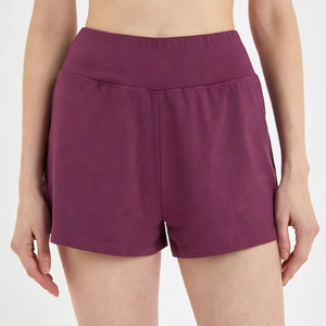 กางเกงขาสั้นออกกำลังกายผู้หญิง ยืดหยุ่นสูง ทนทาน ไร้ตะเข็บ ยกกระชับสะโพก เหมาะสำหรับโยคะ วิ่ง ลดราคาพิเศษ - Product Image 1