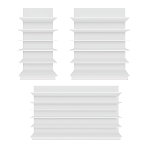 Exhibidor de Supermercado Personalizado, Estante de Exhibición de Hierro y Acero al Carbono, Resistente, 4 Estantes, Instalación Rápida, Diseño de Tienda - Product Image 3