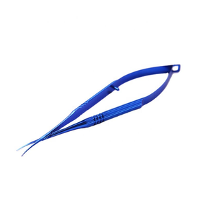 Tijeras de acero inoxidable Vannas de gran venta: juego de pinzas manuales para cápsulas para cirugía ocular, instrumento quirúrgico reutilizable - Product Image 1