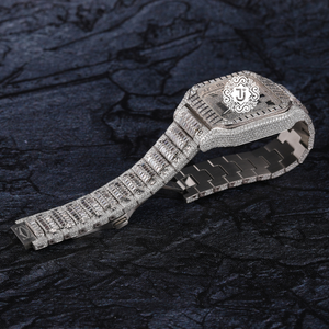 Reloj de Diamantes de Acero Inoxidable Dorado de Lujo y Excelente Calidad para Uso Formal y Empresarial, Disponible para Exportación - Product Image 3