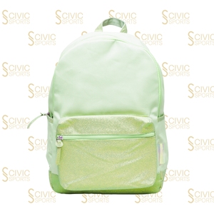 Customized Stylish Sparkle Glitter Backpack Cheerleading School Bag for Girls With Padded Back and Adjustable Straps Waterproof - Product Image 1
