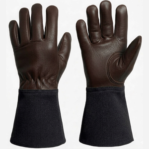 Wholesale Economic <b>Fireproof</b> and Heat-resistant Leather <b>Material</b> Welding Gloves Export In USA - Product Image 4