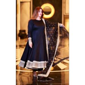 Designer XS Size Party Wear Anarkali Gown with Pent and Dupatta for Special Occasions - Product Image 2