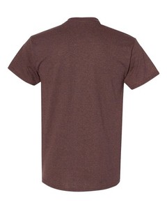 T-shirt en coton épais 240g pour homme et femme, couleur unie, coupe classique, col rond, manches courtes, épaules tombantes, tricot Dobby - Product Image 1