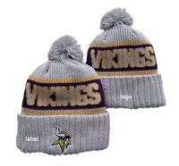 Bonnet d'hiver tricoté unisexe de haute qualité avec logo jacquard personnalisé brodé, pompon, pour adulte, vente en gros