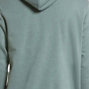 Sweat-shirt à capuche pour homme de qualité supérieure, coupe classique, couleur unie, en molleton de coton, pull décontracté avec poche avant, idéal pour l'automne - Product Image 3