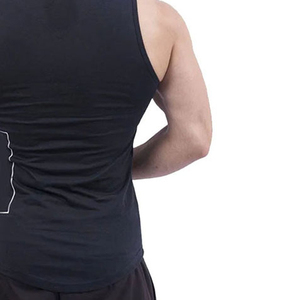 Débardeur côtelé personnalisé pour homme, thermique, respirant, séchage rapide, en fibre de bambou, décontracté, sportswear, fitness - Product Image 2